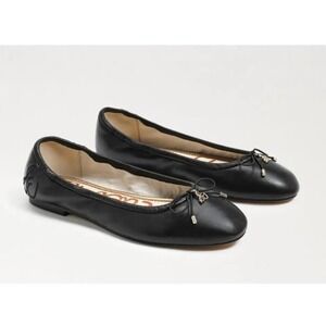 Sam Edelman Kids Black Leather Felicia Ballet Flats NIB Size 12